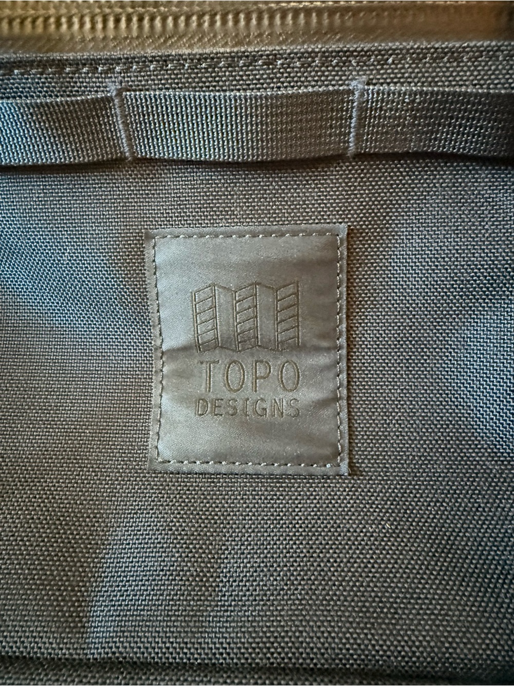 Topo Designs Navy Roll-Top Backpack - Picture 8 of 9
